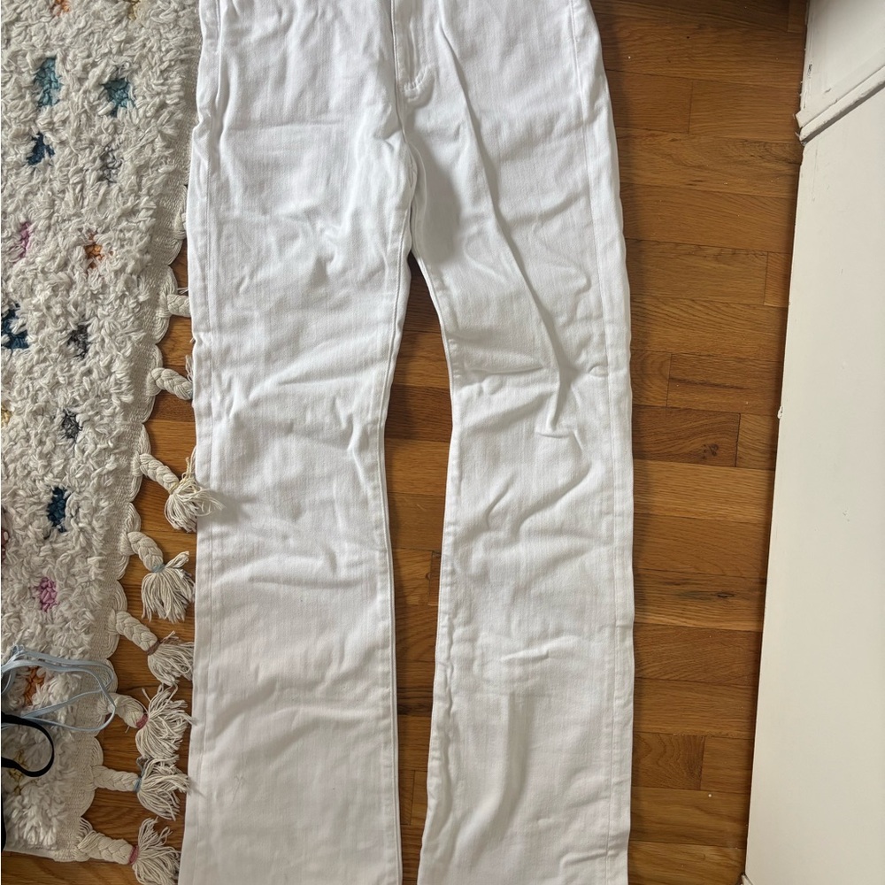 AG Jeans Alexxis Bootcut White Jeans